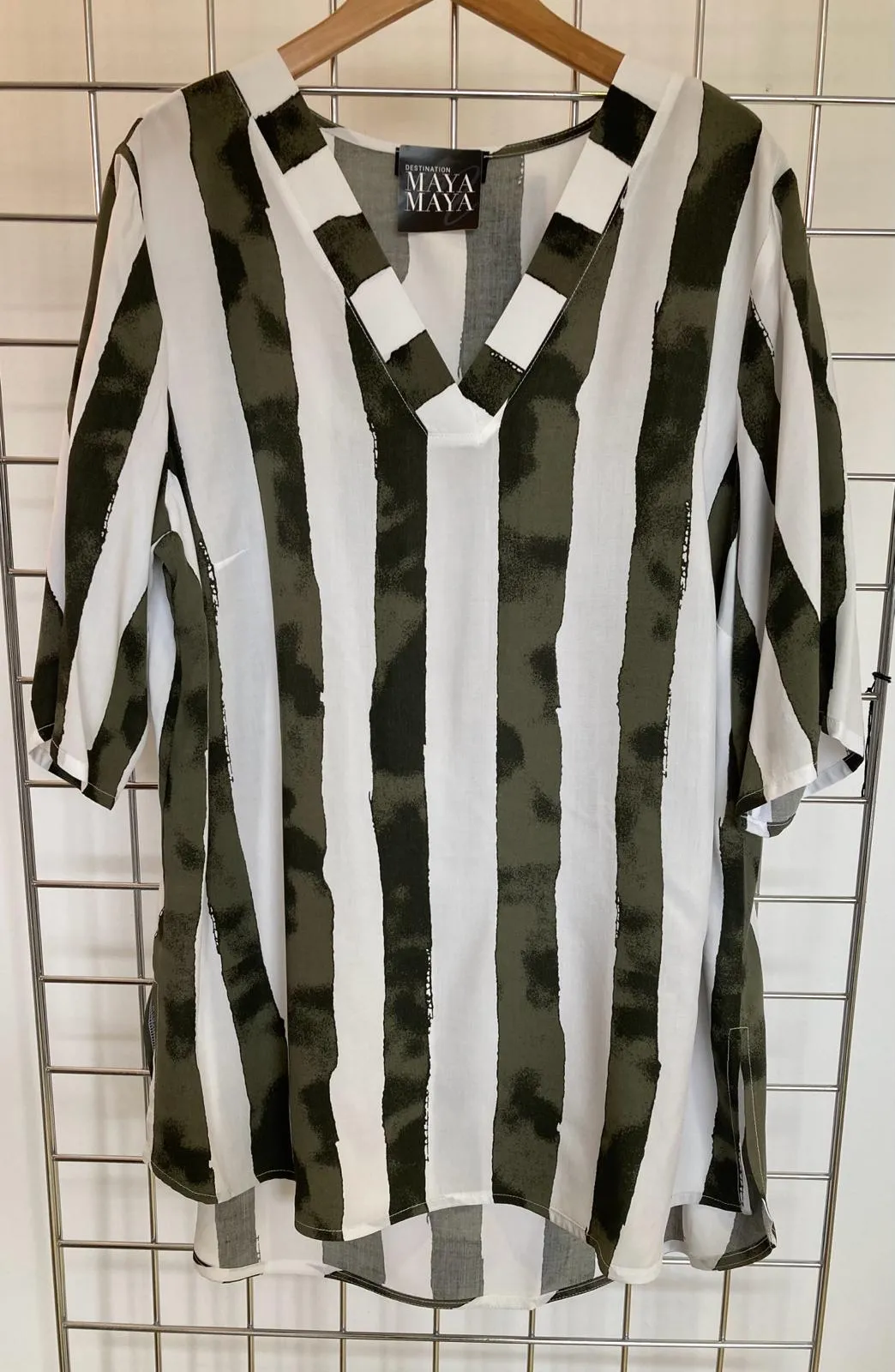 A line V neck Blouse