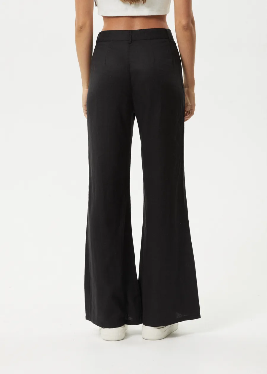AFENDS Birkin Flared Pants - BLACK