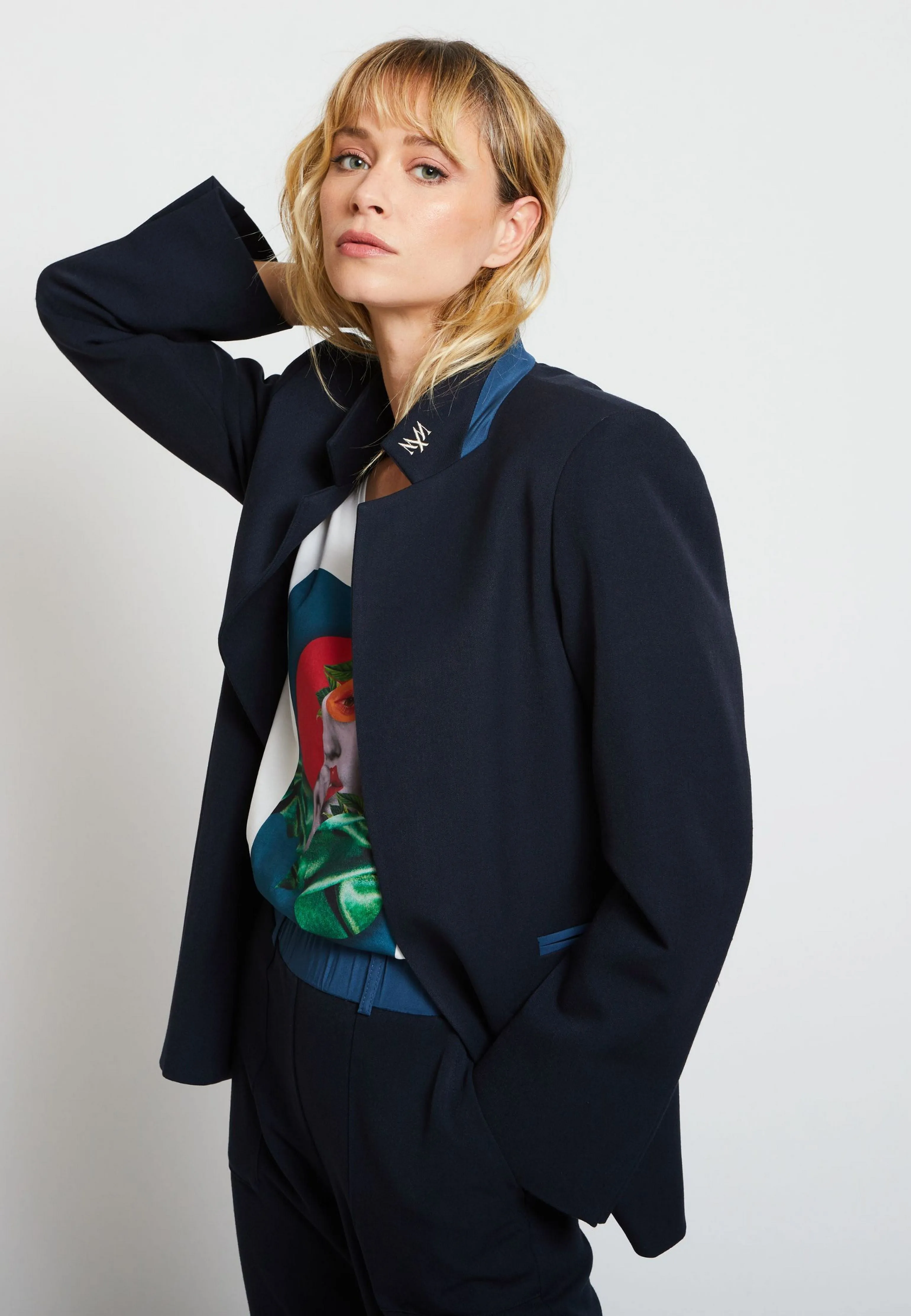 BLAZER KUJAKU DÉTAIL SOIE
