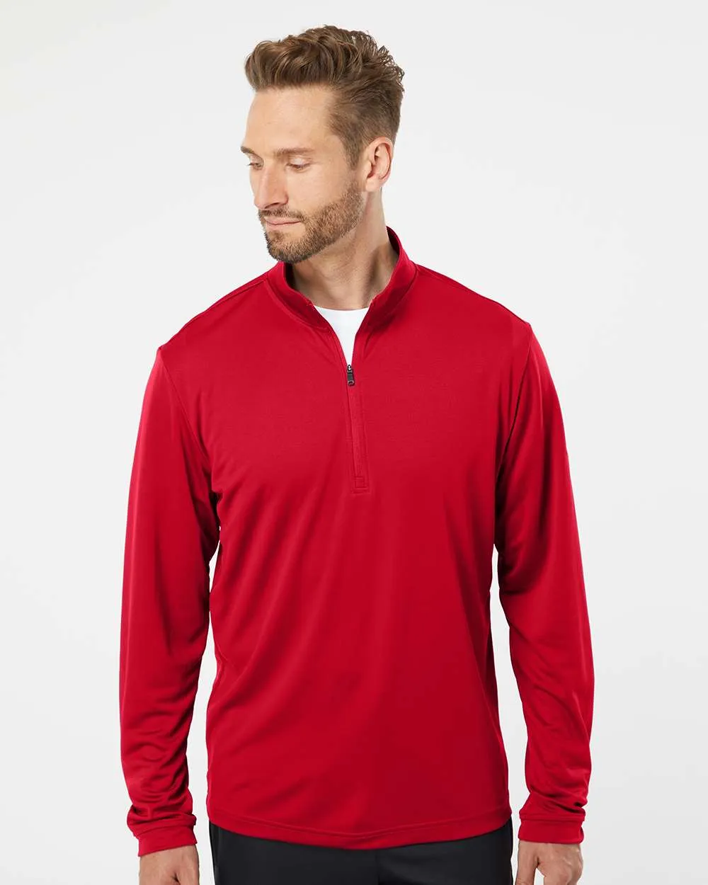 Custom Embroidery - Adidas - Lightweight Quarter-Zip Pullover - A401