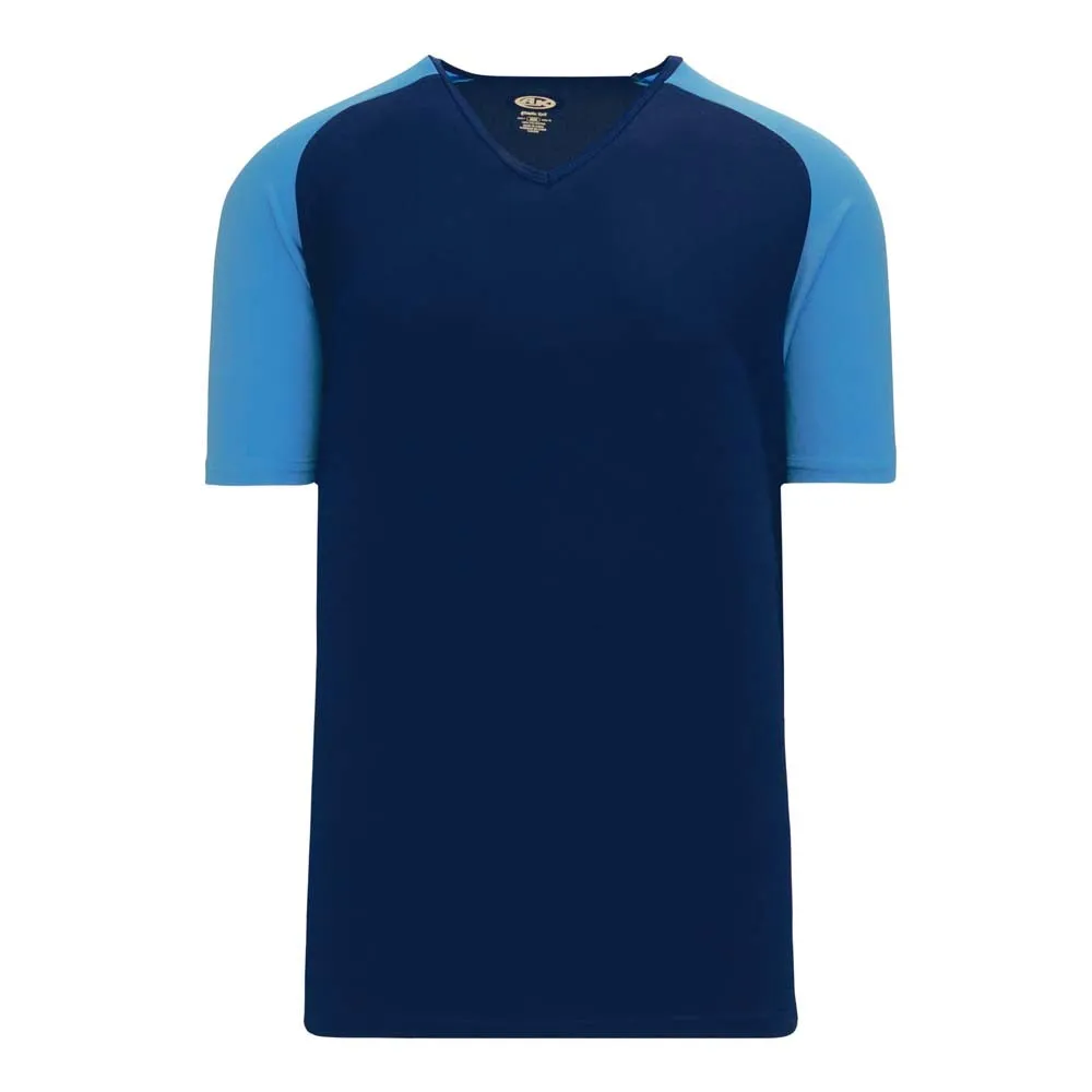 Dryflex V-Neck Pullover Navy-Sky Jersey