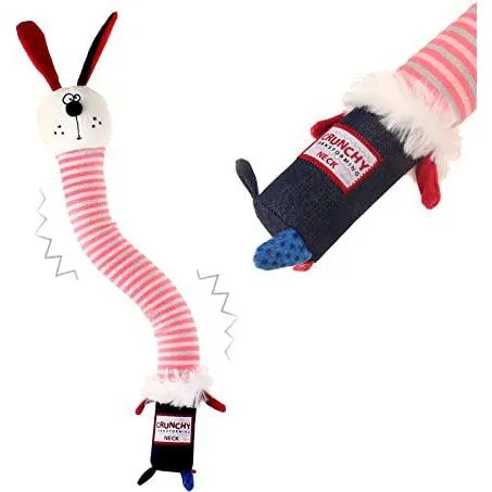 GiGwi - Crunchy Neck 'Plush Friendz' Rabbit with squeeker - Dog Toy