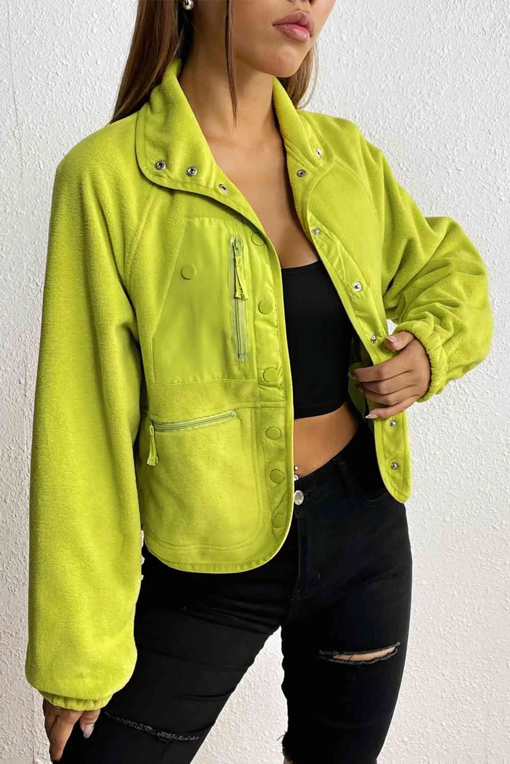 High Life Snap Down Collared Jacket