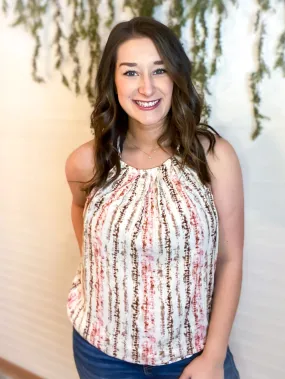 Mocha/Rose Tank Top