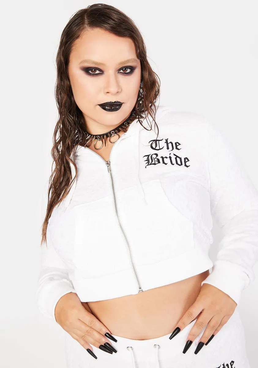 Plus Death Do Us Part Velour Jacket