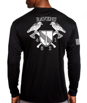 Ravens 6 4th Long Sleeve Performance PT Shirt. This shirt IS approved for PT.