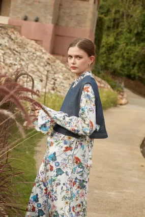 SAAMU LH Denim Amelie Top