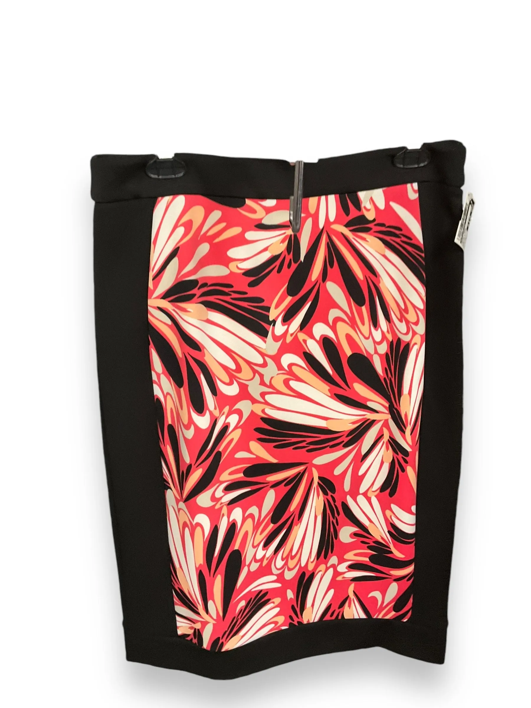 Skirt Midi By Worthington In Black & Pink, Size: 14