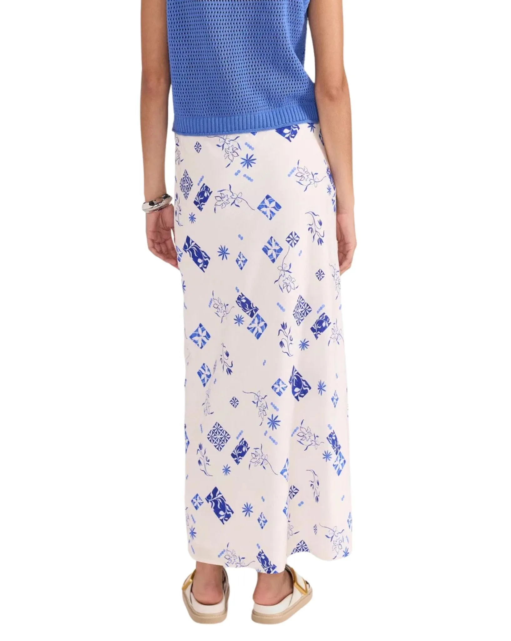 Womens Marella Bias Midi Skirt